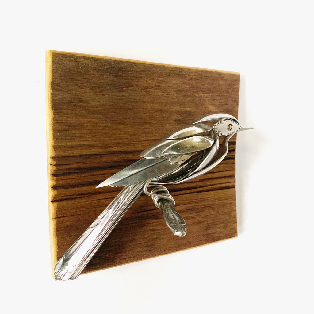 "Marty" - Metal Bird Sculpture