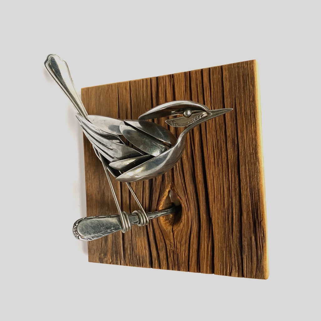 "Mabel" - Metal Bird Sculpture