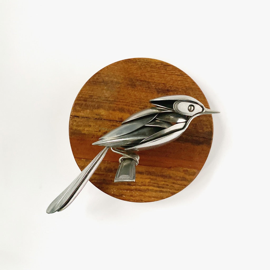 "Duane" - Metal Bird Sculpture