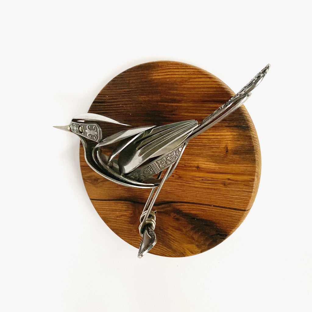 "Nancy" - Metal Bird Sculpture