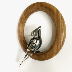 "Joye" - Metal Bird Sculpture