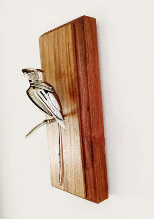 "Gwendolyn"-Upcycled Metal Bird Sculpture