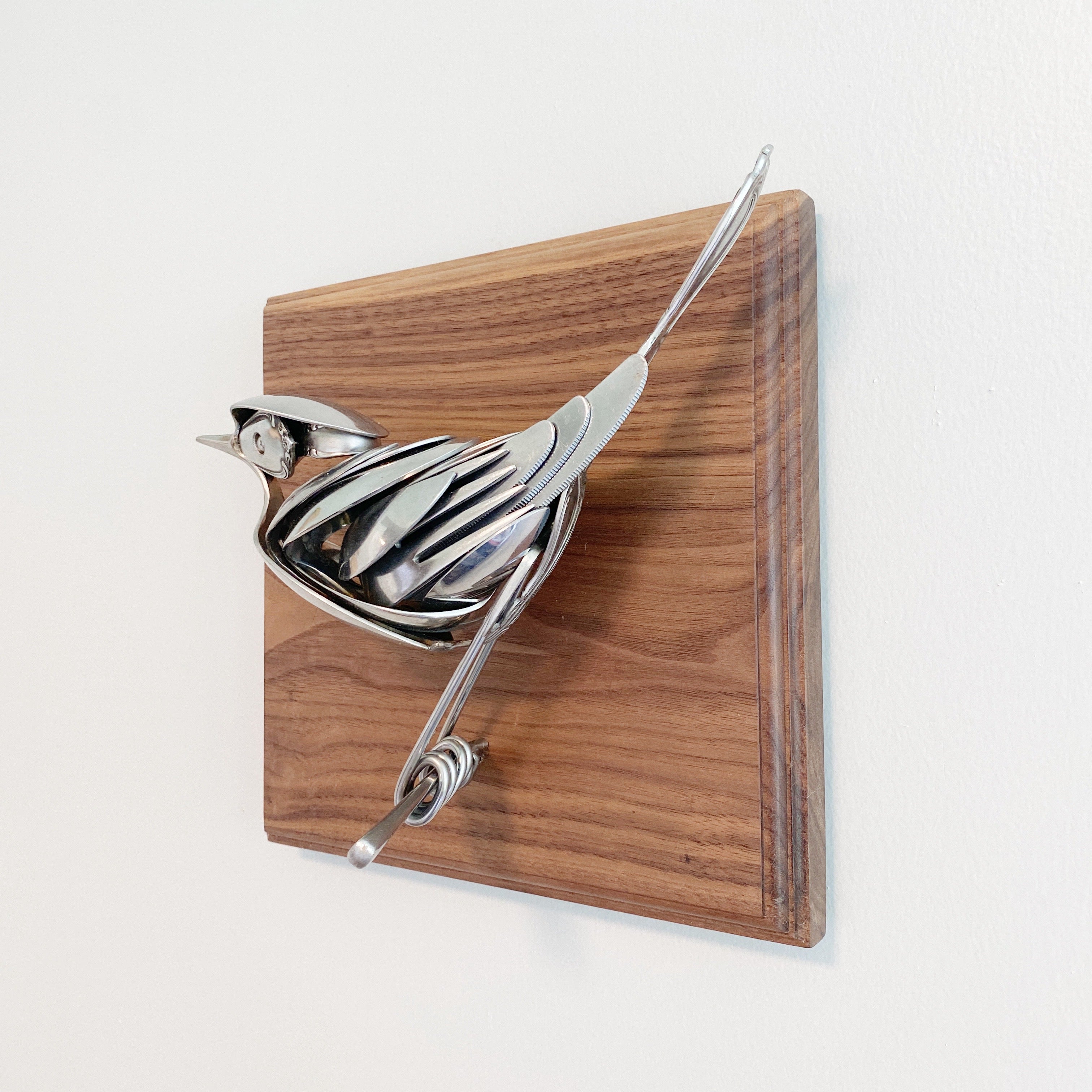 "Bertha" - Upcycled Metal Bird Sculpture