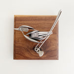 "Gideon" - Upcycled Metal Bird Sculpture