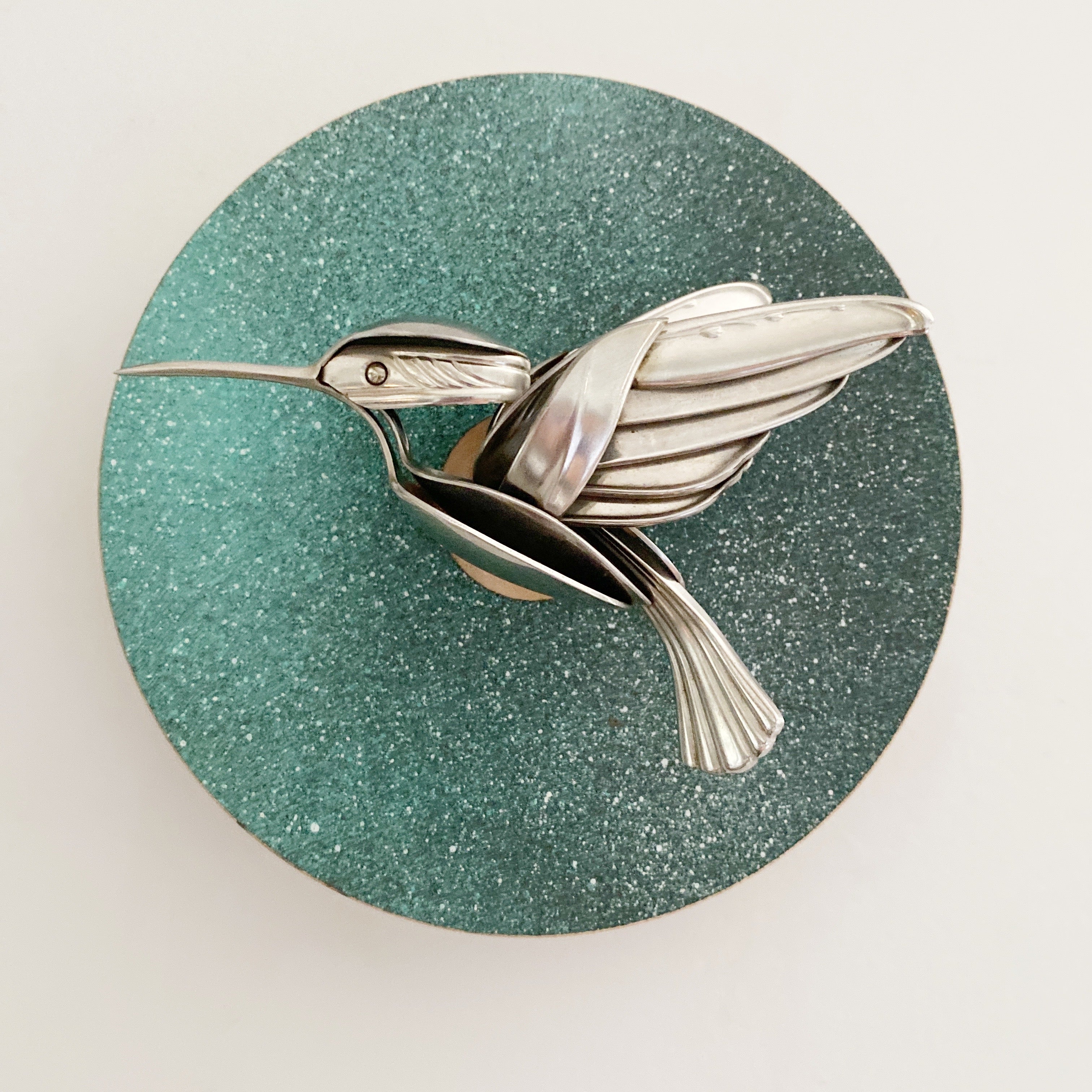 "Hayden" - Upcycled Metal Bird Sculpture