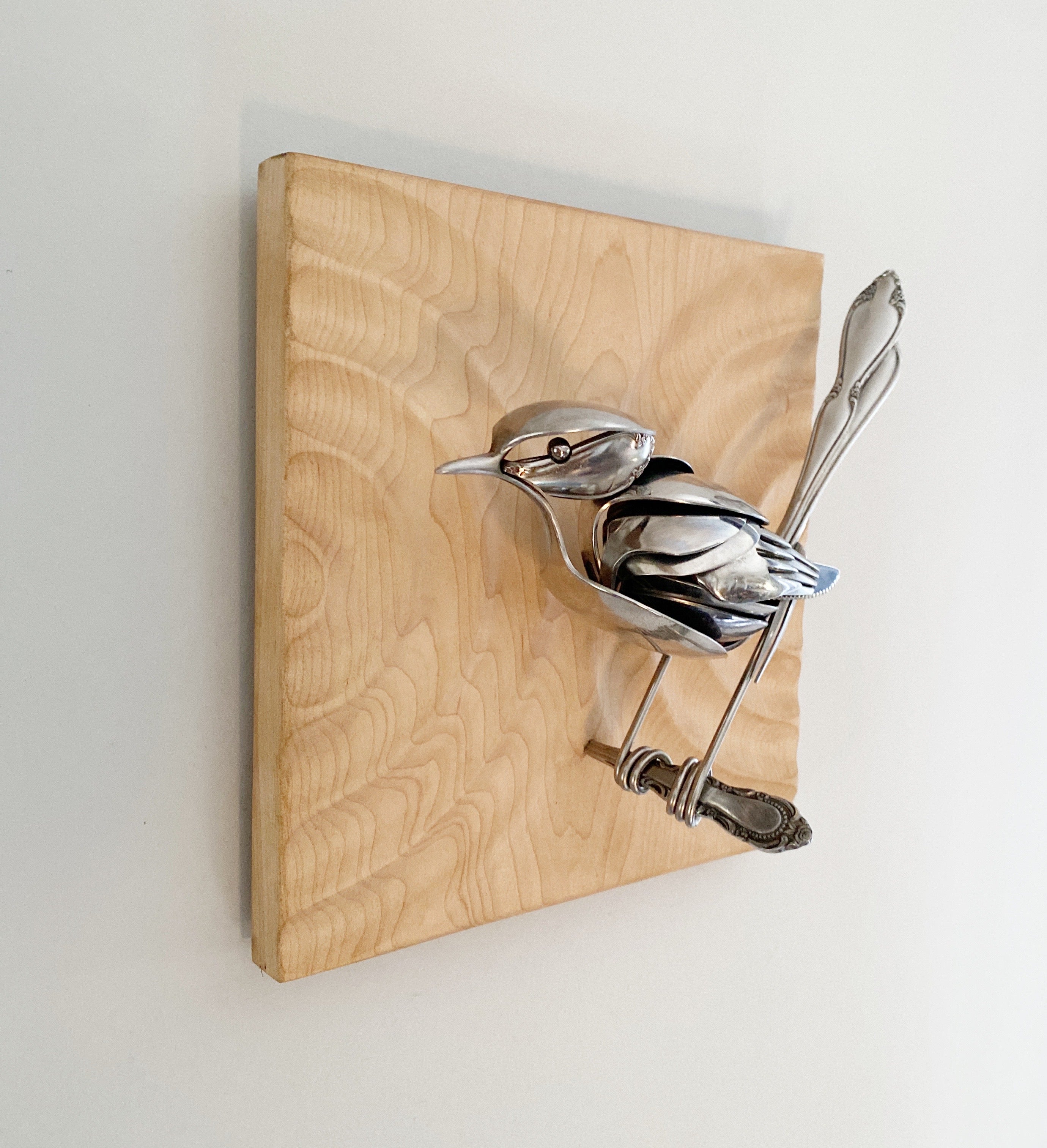 "Doris" - Upcycled Metal Bird Sculpture