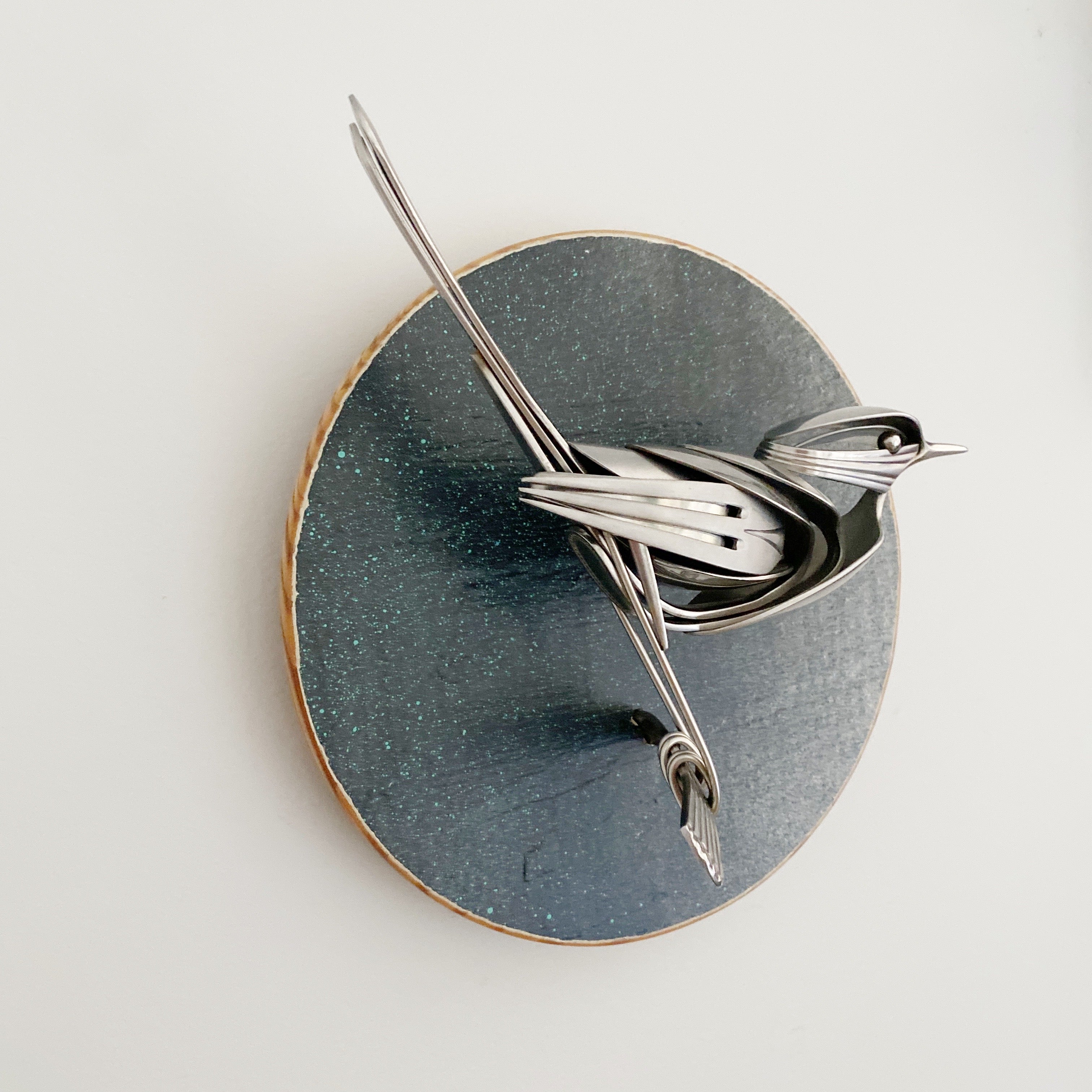 "Kai- Metal Bird Sculpture