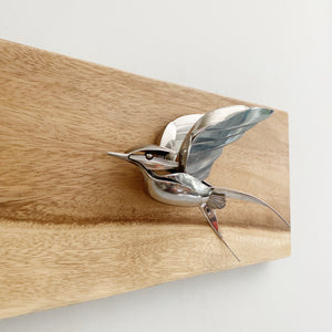 "Swallow" - Upcycled Metal Bird Sculpture