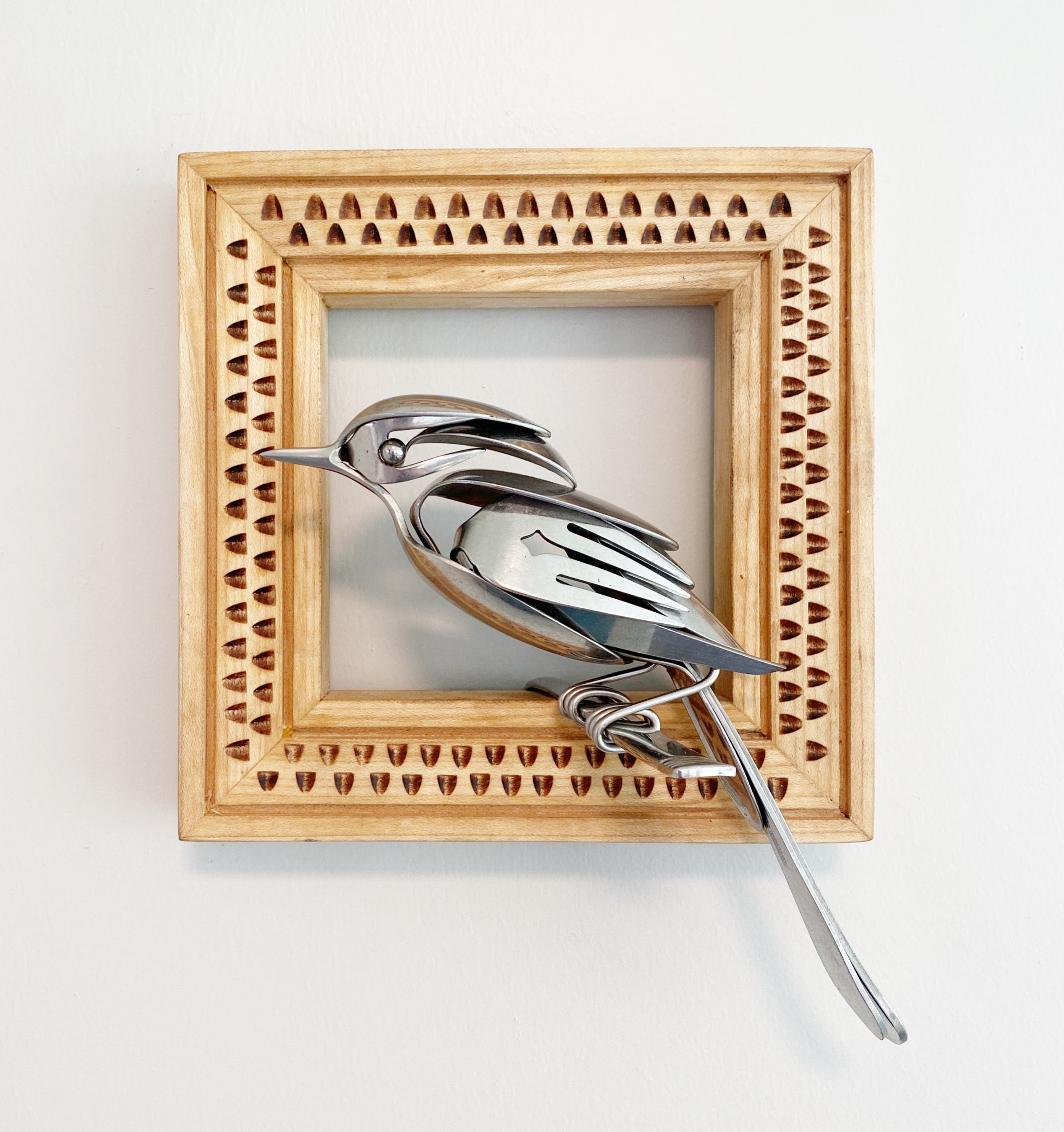 "Amari" - Upcycled Metal Bird Sculpture