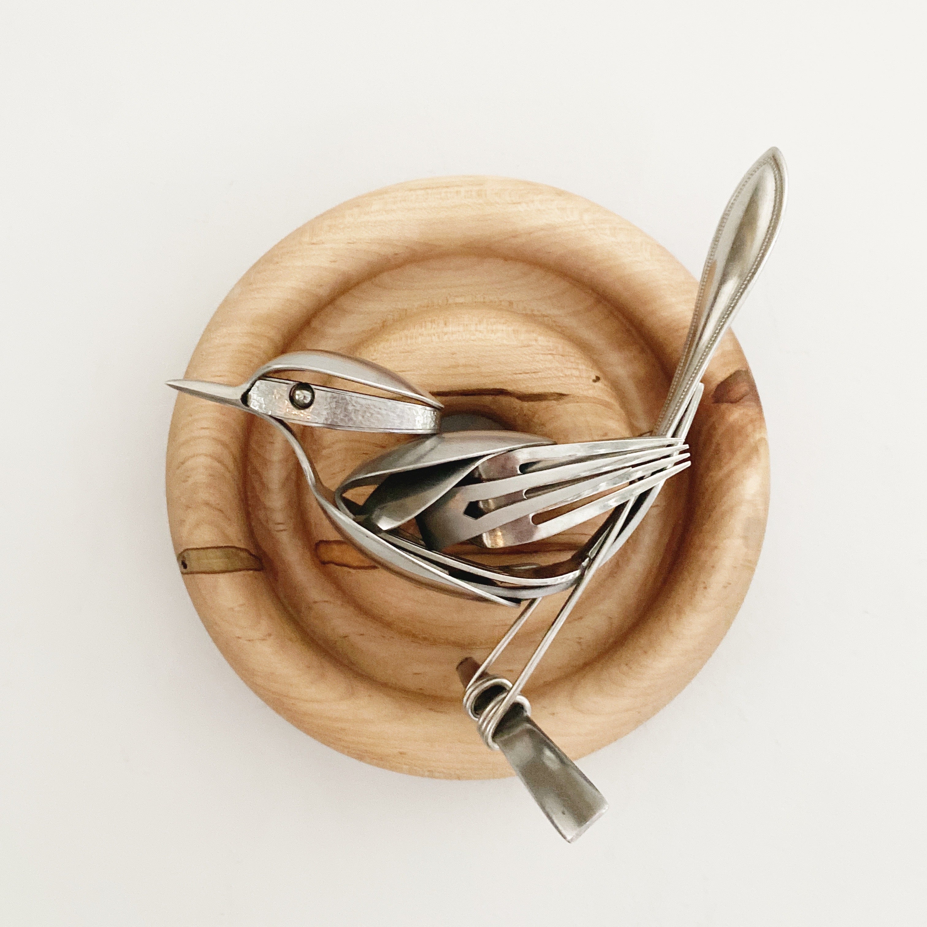 "Wilder" - Upcycled Metal Bird Sculpture