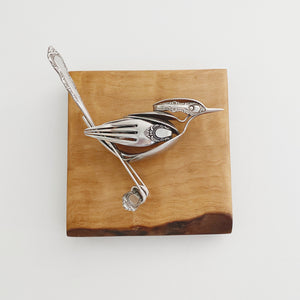 "Ellyn" - Upcycled Metal Bird Sculpture