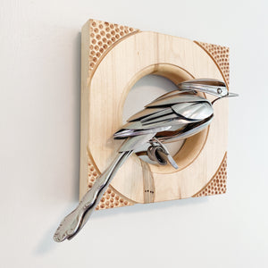 "Elliott" - Upcycled Metal Bird Sculpture