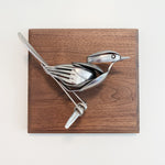 "Billie" - Upcycled Metal Bird Sculpture