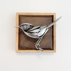 "Bartlett" - Upcycled Metal Bird Sculpture