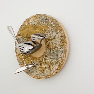 "Davinci"- Metal Bird Sculpture