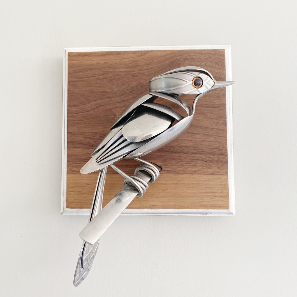 "Pippa" - Upcycled Metal Bird Sculpture
