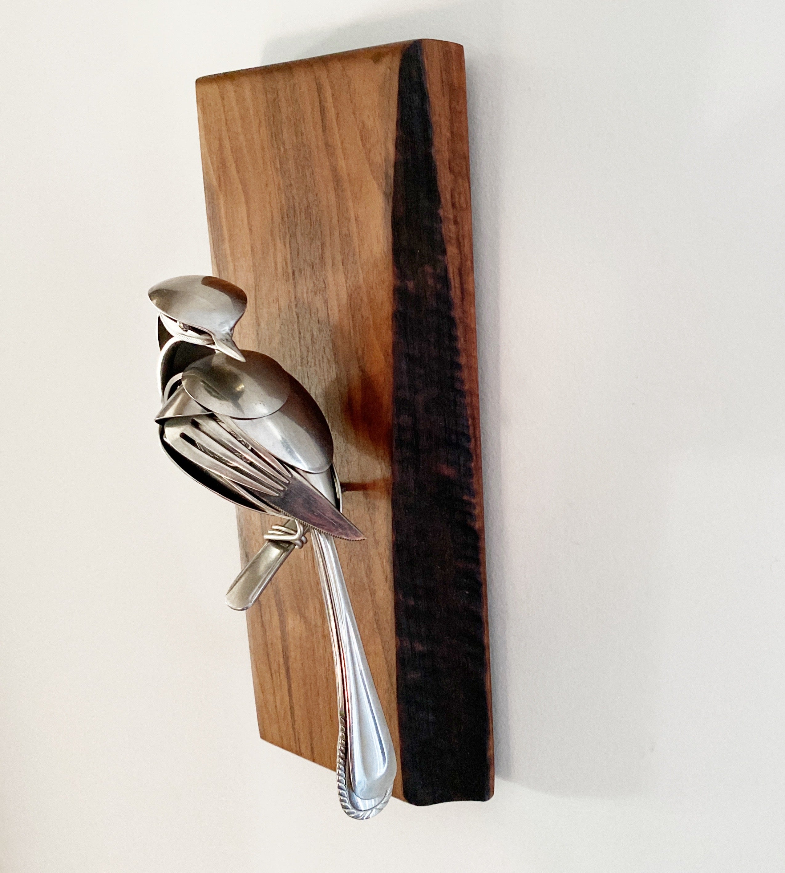 "Justin"-Upcycled Metal Bird Sculpture