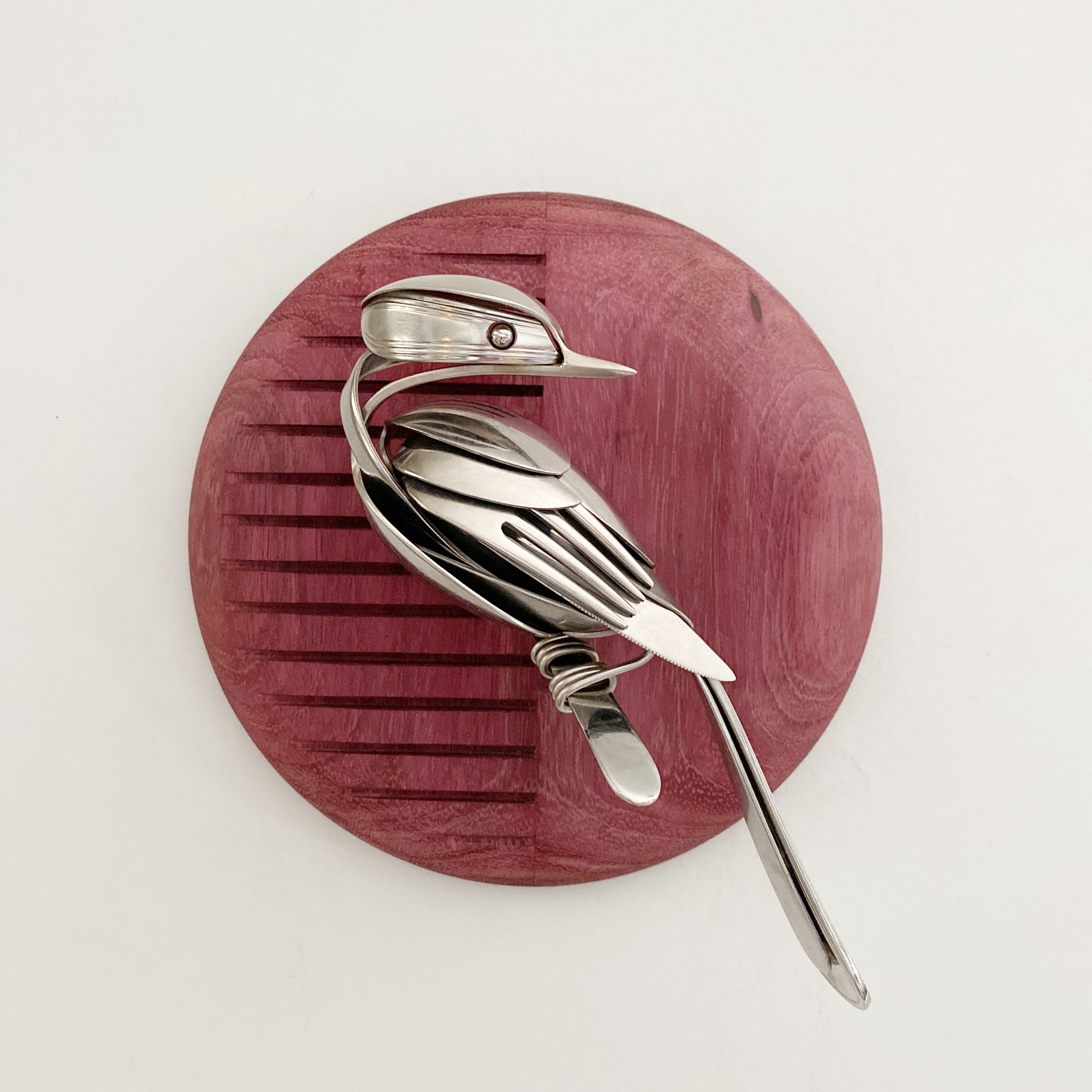 "Johnny" - Upcycled Metal Bird Sculpture