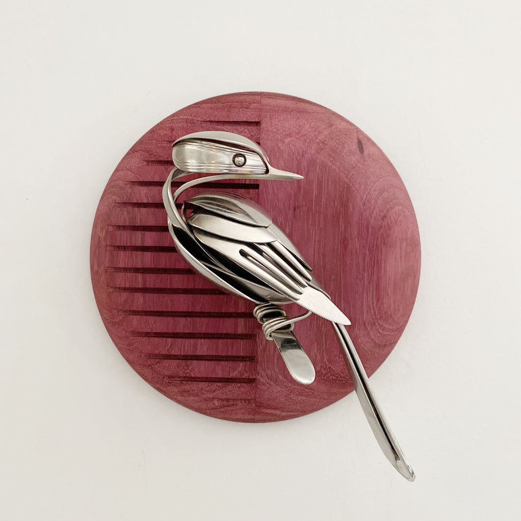 "Johnny" - Upcycled Metal Bird Sculpture
