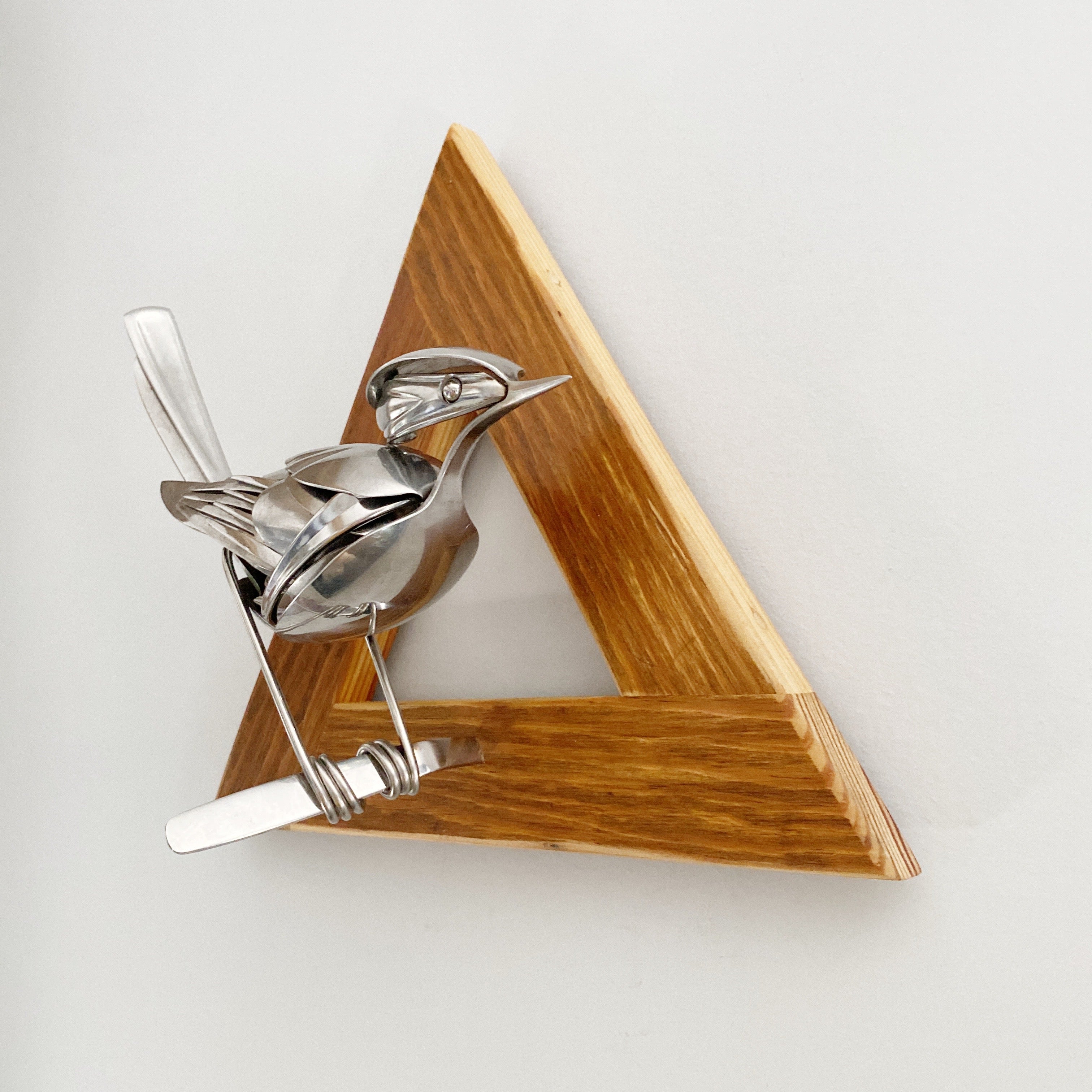 "Hyde"- Metal Bird Sculpture