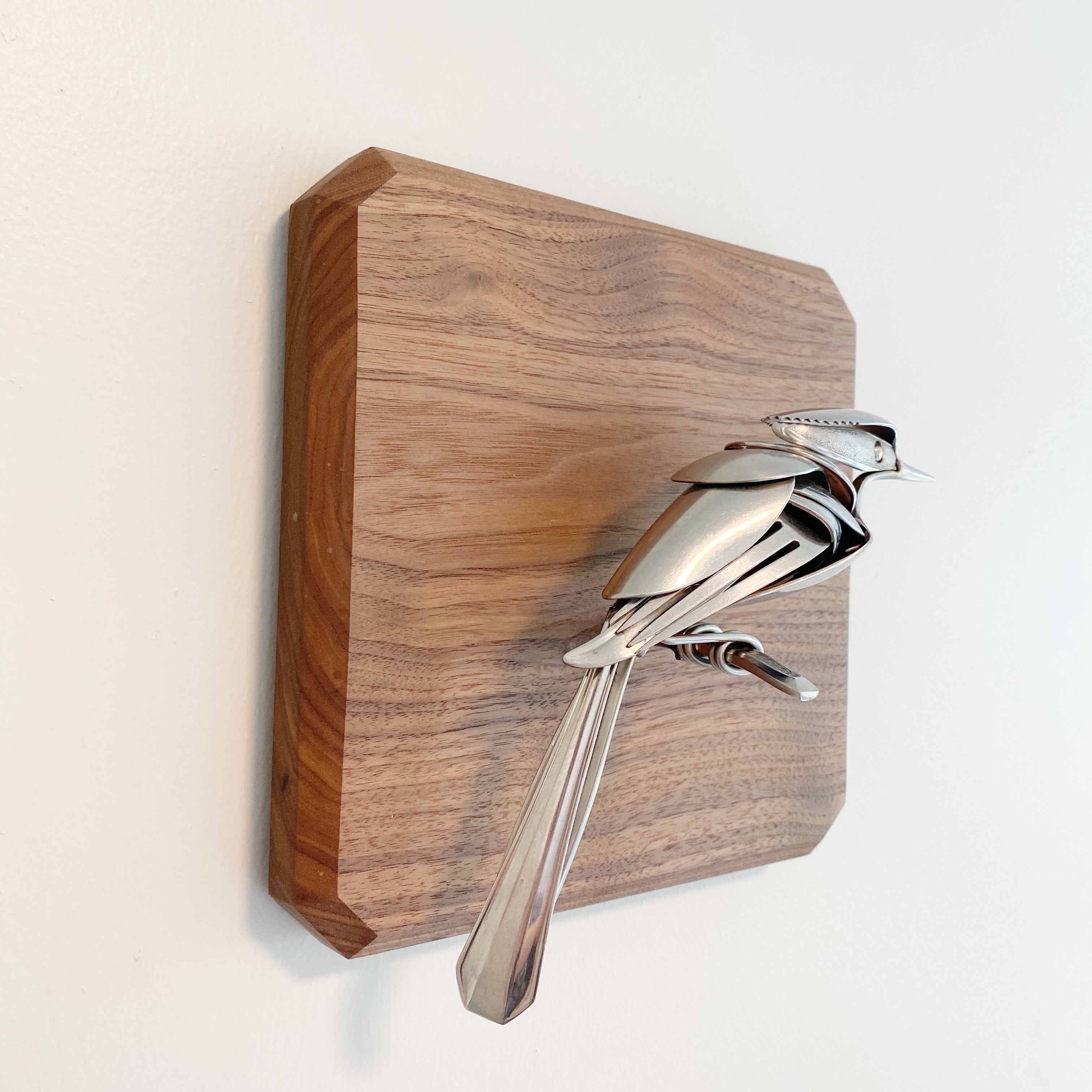 "Draper" - Upcycled Metal Bird Sculpture