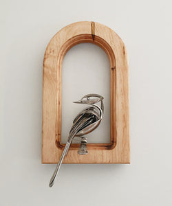 "Liona" - Upcycled Metal Bird Sculpture