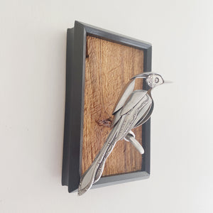 "Edie" - Upcycled Metal Bird Sculpture