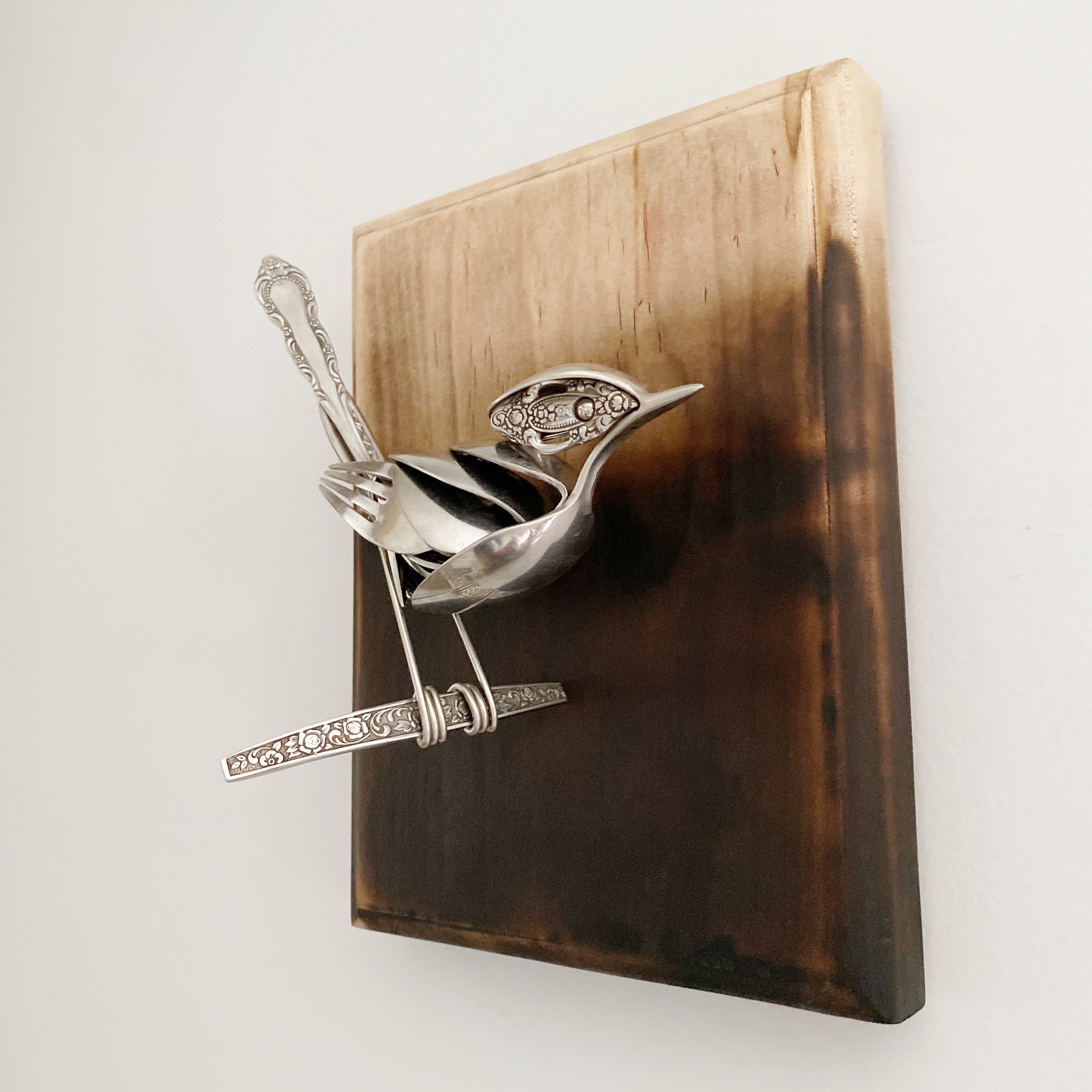 "Joaquin" - Upcycled Metal Bird Sculpture