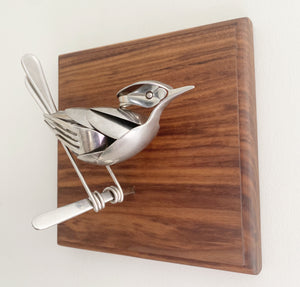"Toby" - Upcycled Metal Bird Sculpture