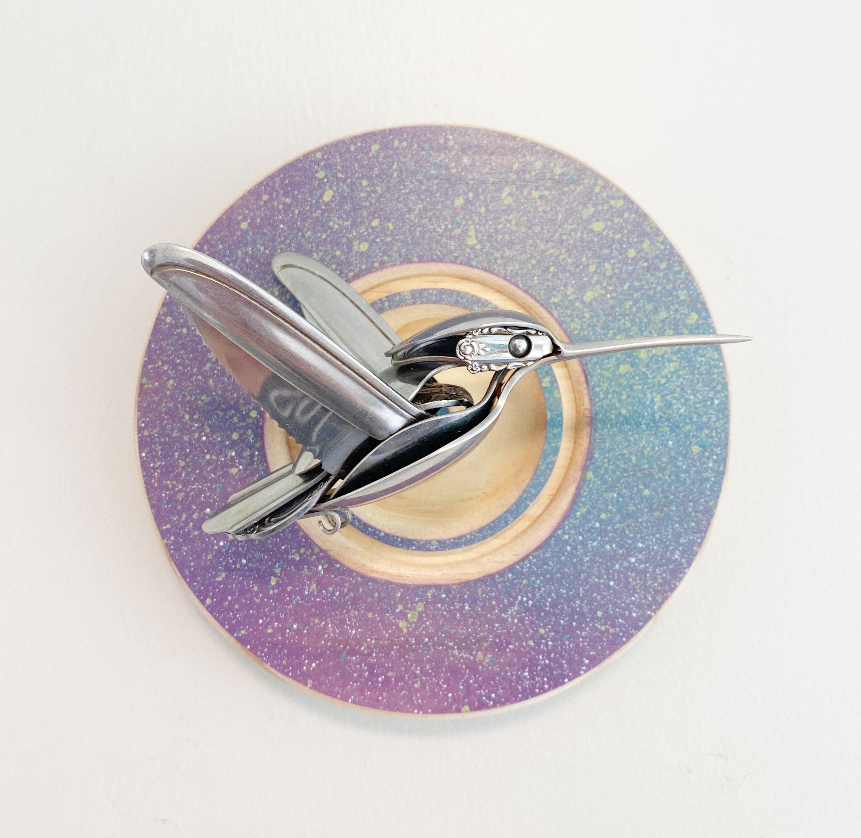 "Estelle" - Upcycled Metal Bird Sculpture