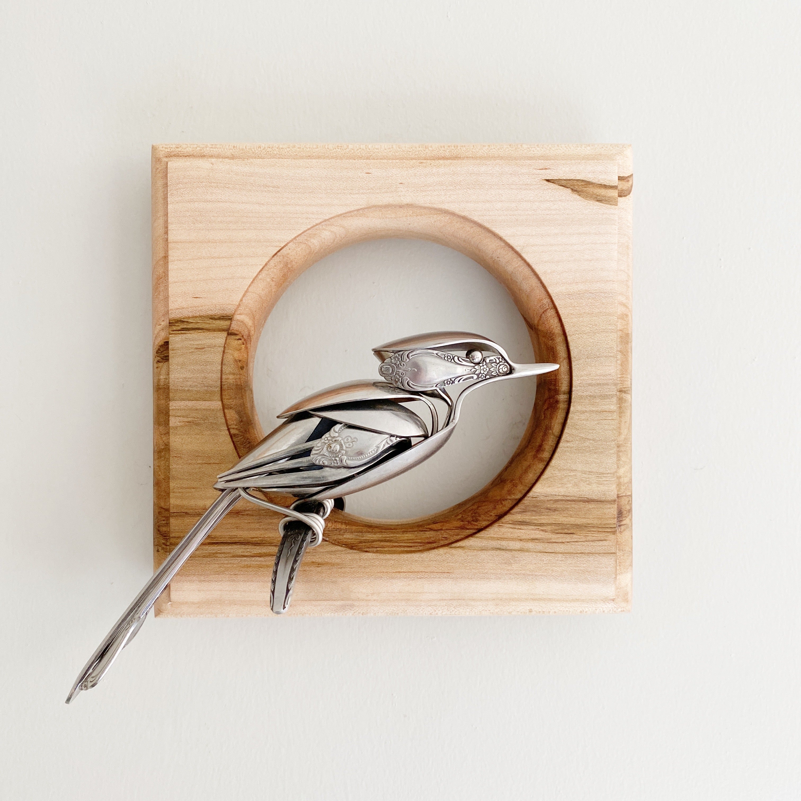 "Marion" - Upcycled Metal Bird Sculpture