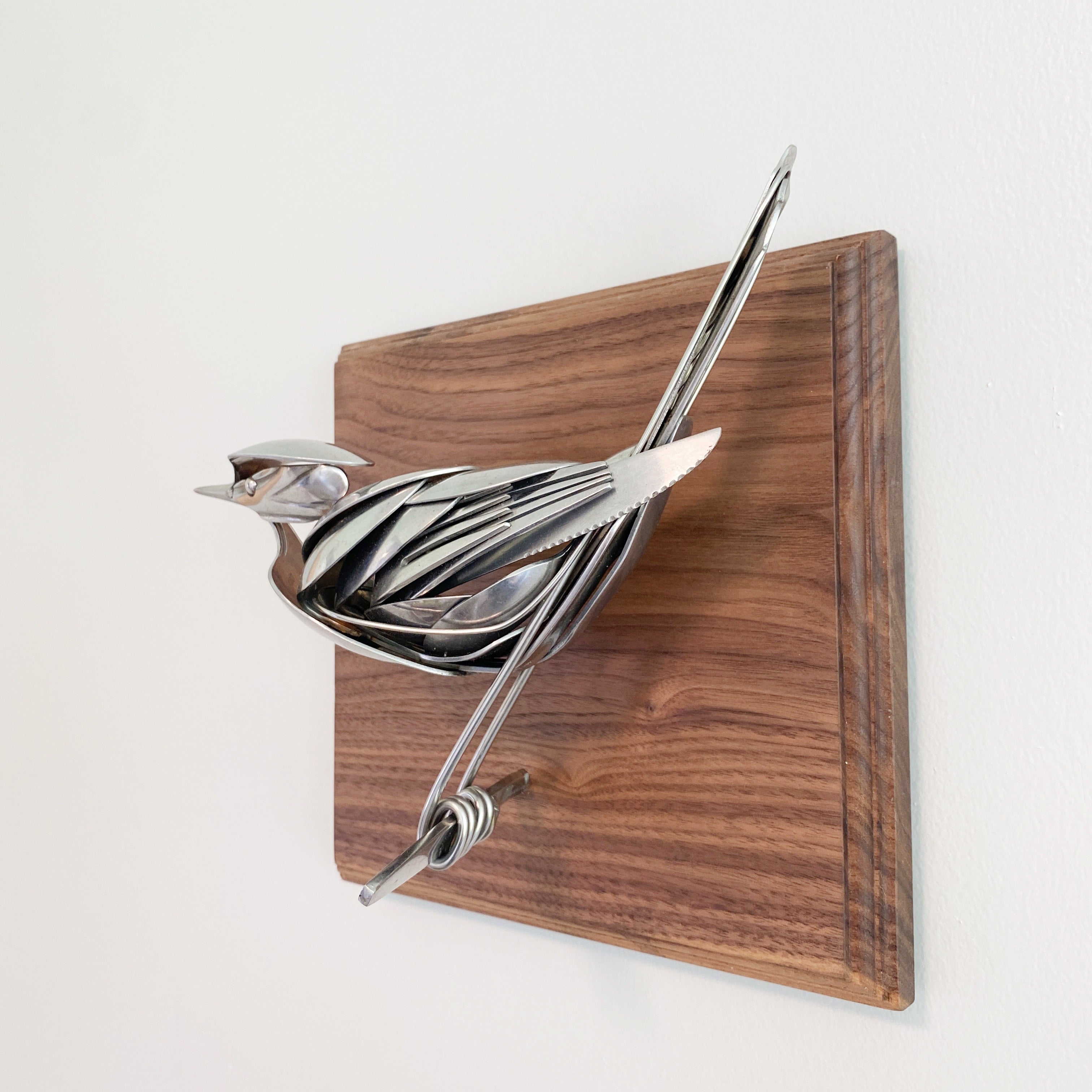 "John Henry" - Upcycled Metal Bird Sculpture