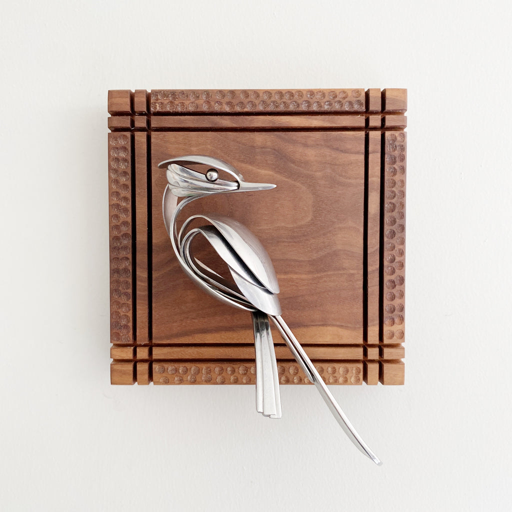 "Bryce" - Upcycled Metal Bird Sculpture