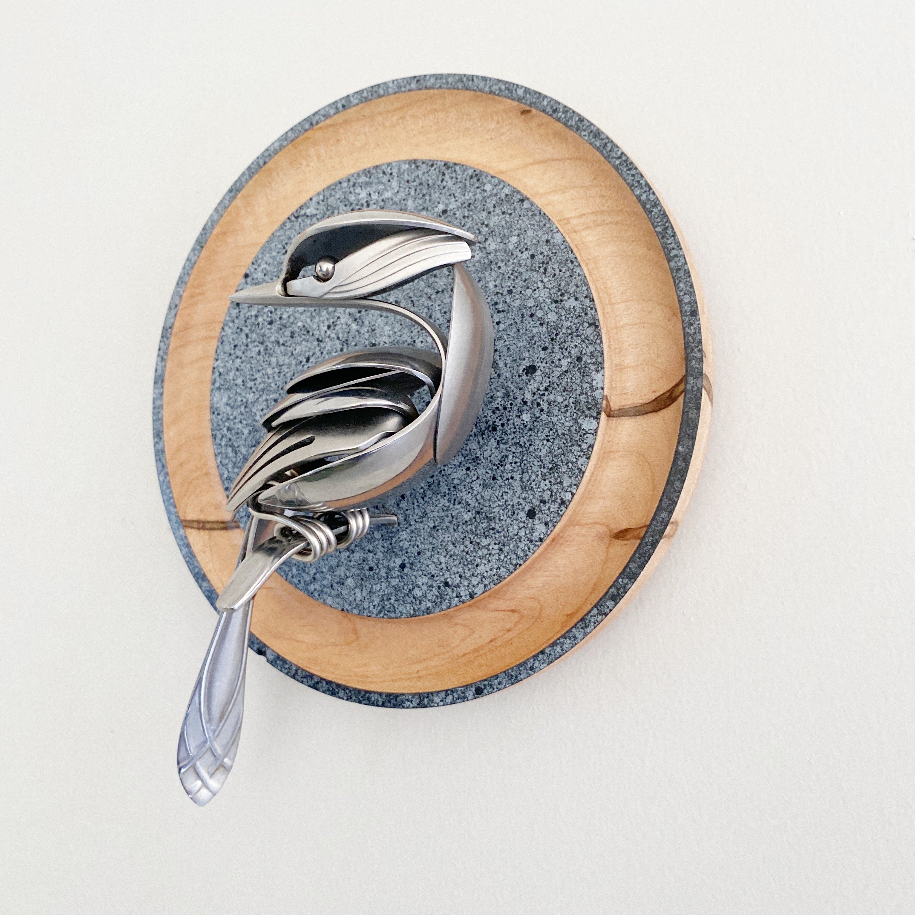 "Denali" - Upcycled Metal Bird Sculpture