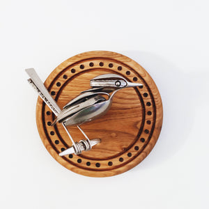 "Dottie" - Upcycled Metal Bird Sculpture