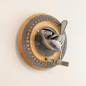 "Darian" - Upcycled Metal Bird Sculpture