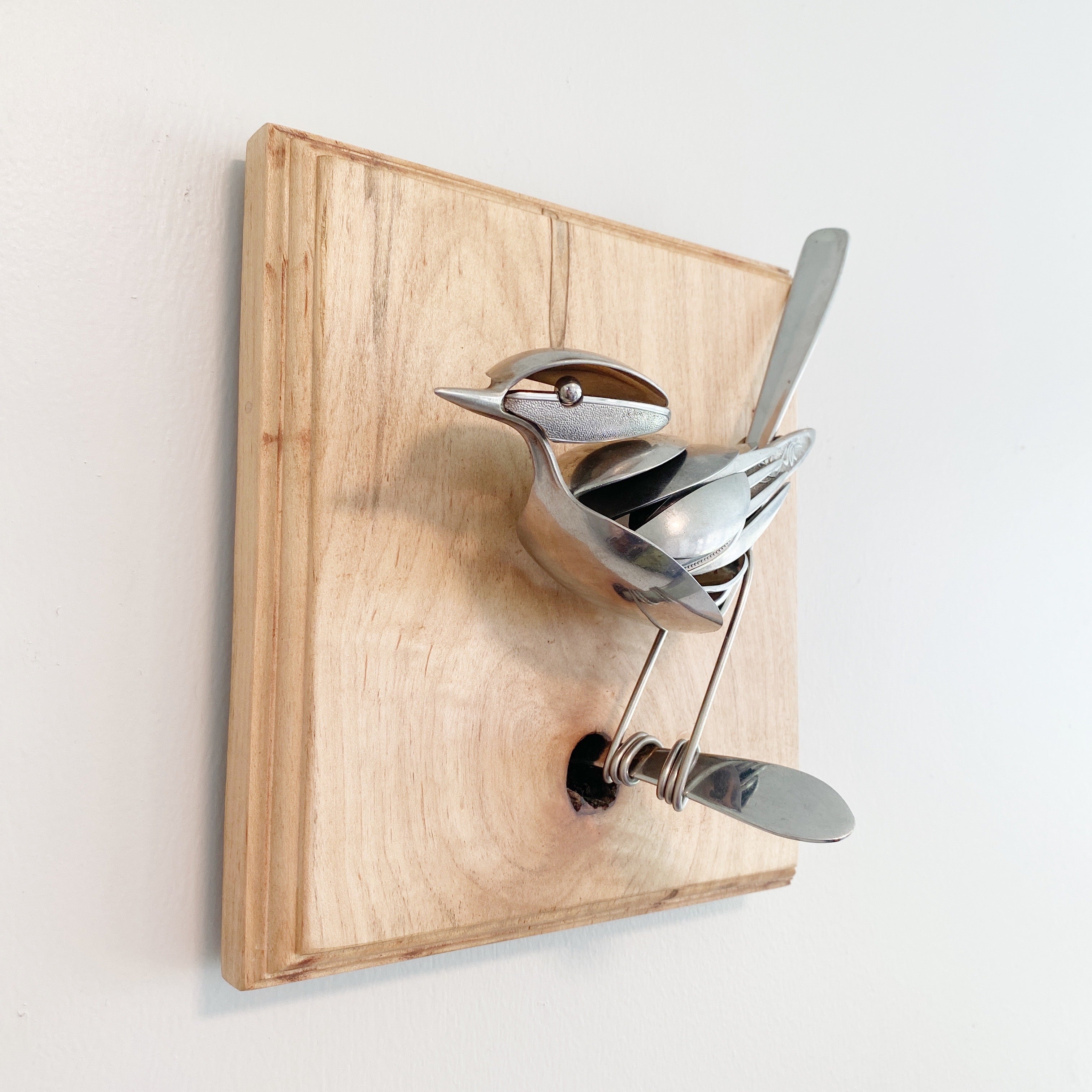 "Hannah" - Upcycled Metal Bird Sculpture