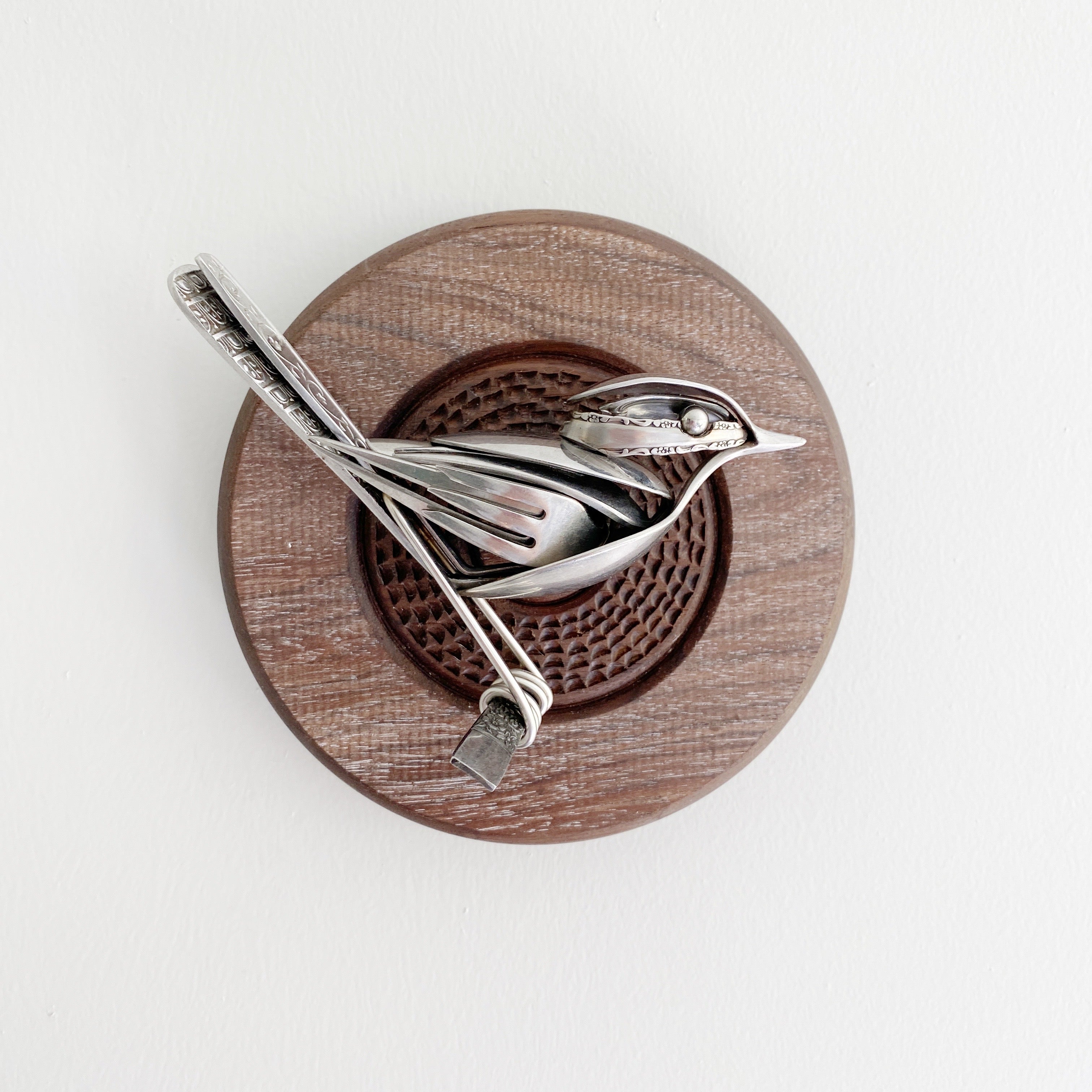 "Tilda" - Upcycled Metal Bird Sculpture