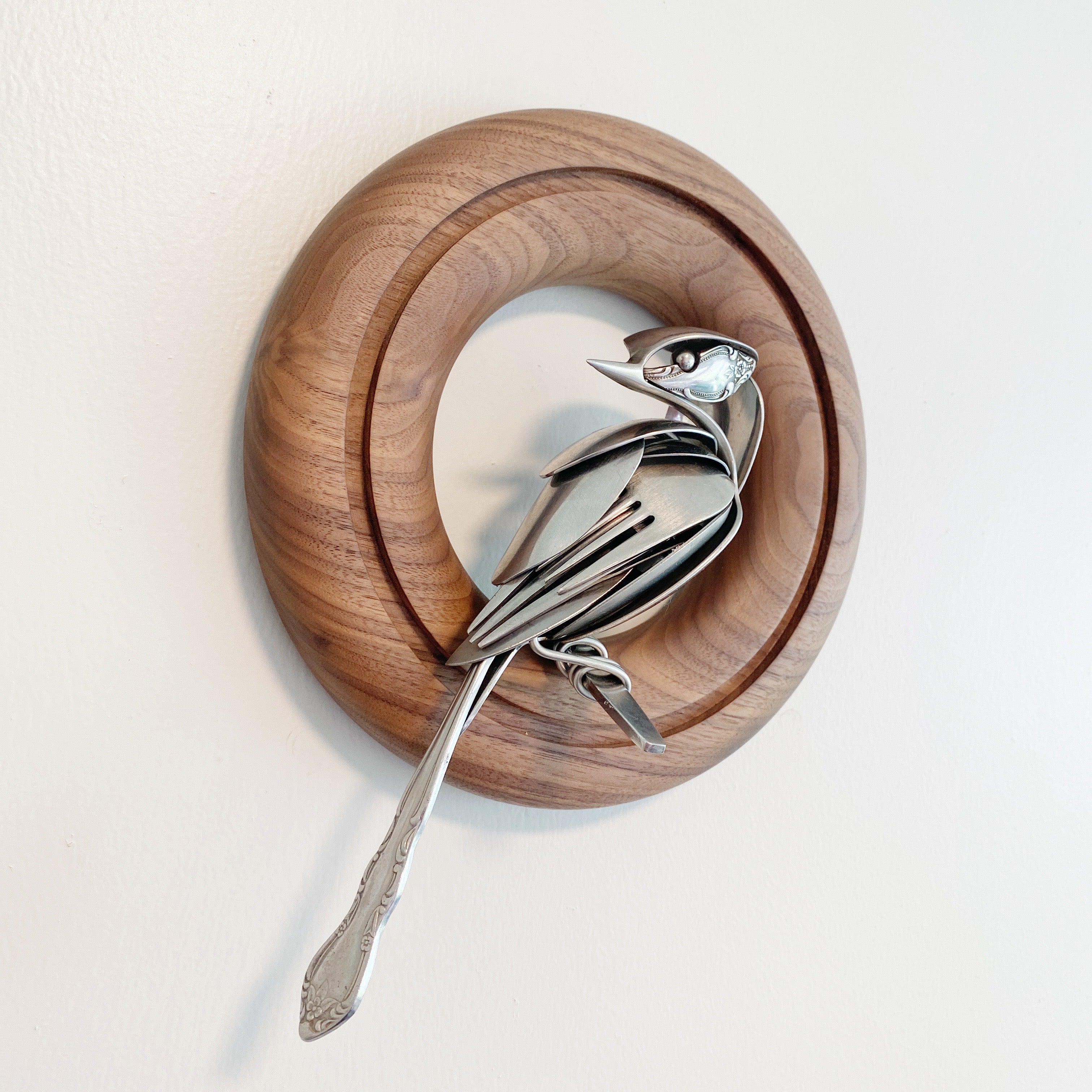 "Tess" - Upcycled Metal Bird Sculpture