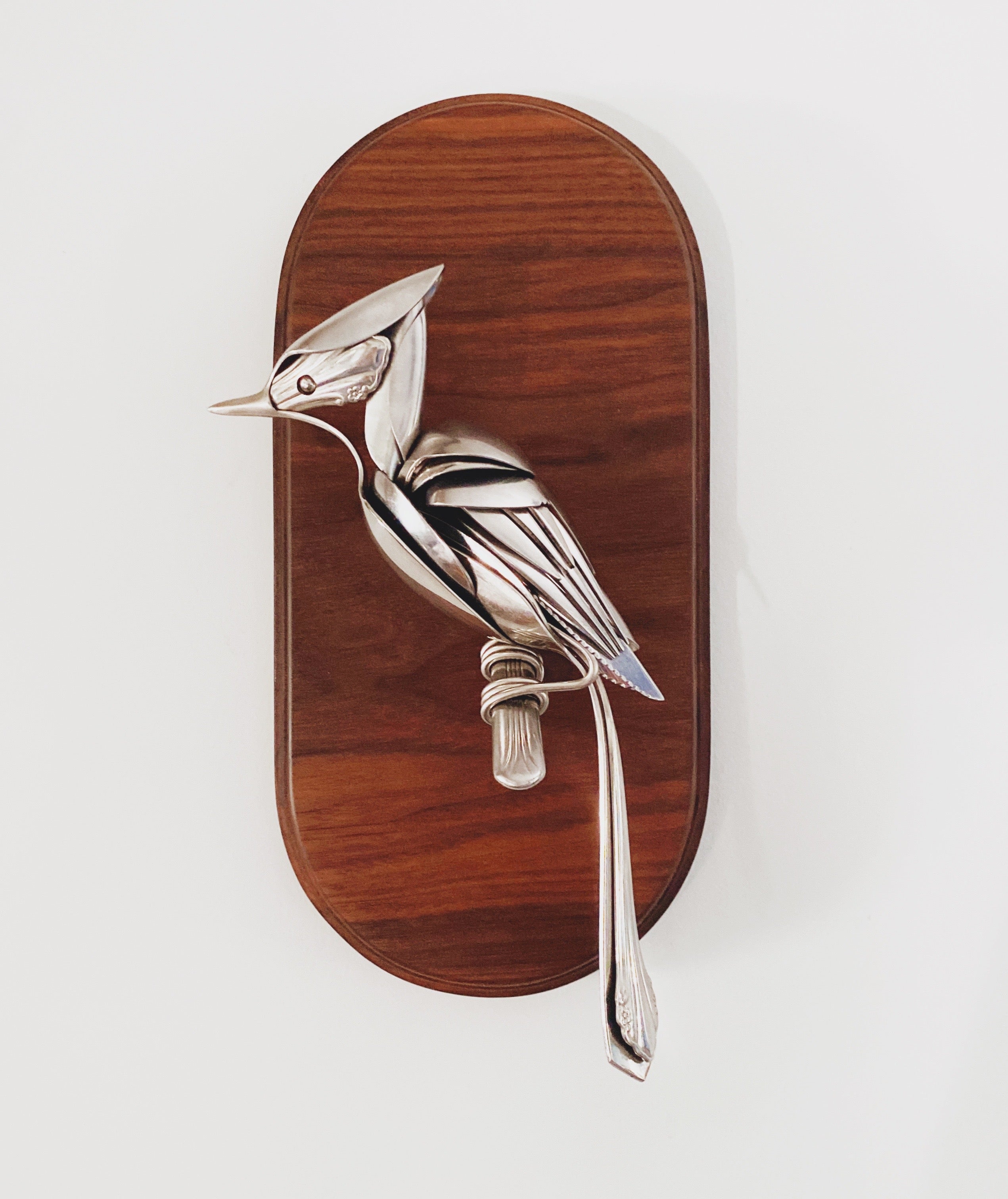 "Heath"- Upcycled Metal Bird Sculpture