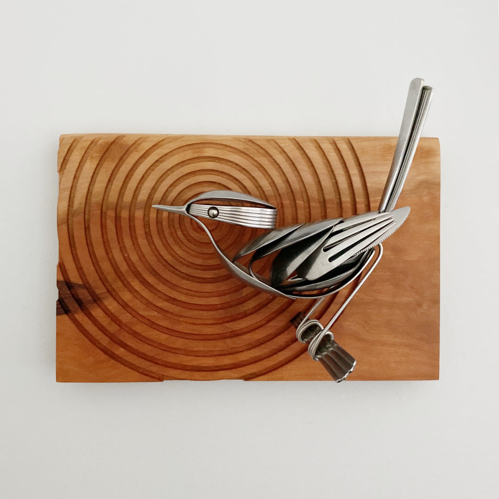 "Archer"- Metal Bird Sculpture
