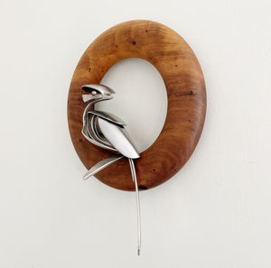 "Pax" - Upcycled Metal Bird Sculpture