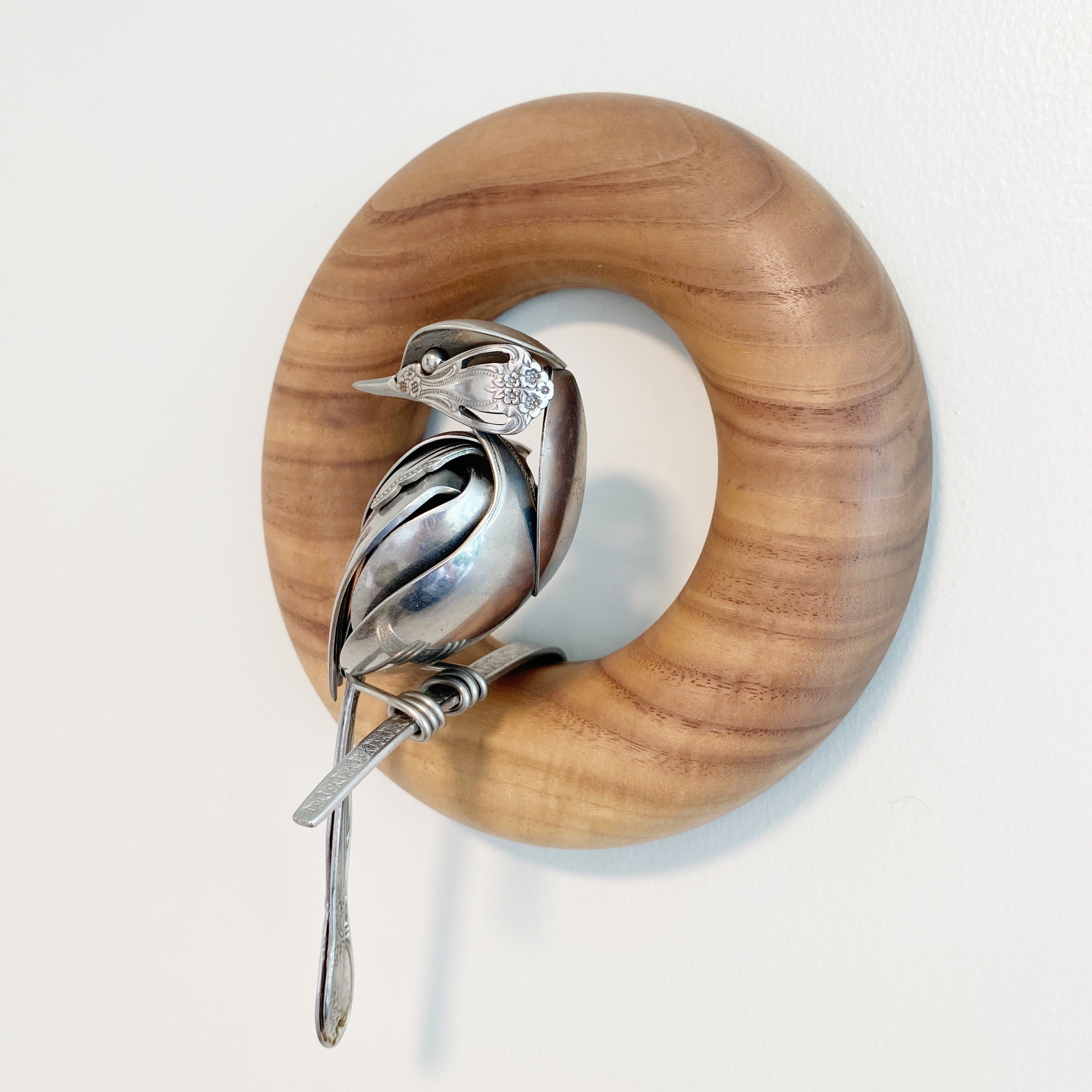 "Deborah" - Upcycled Metal Bird Sculpture