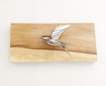 "Swallow" - Upcycled Metal Bird Sculpture