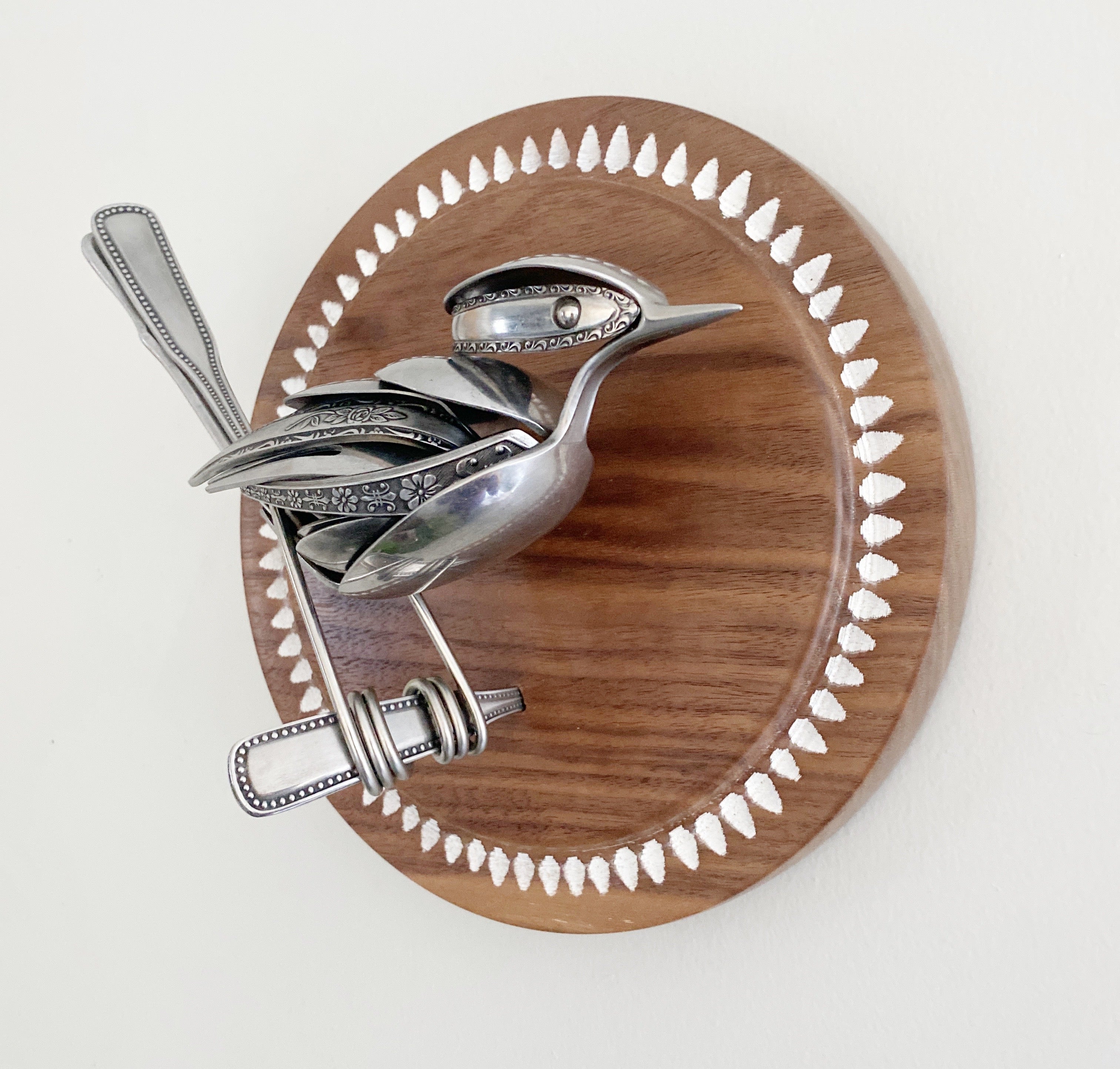 "Annalise" - Upcycled Metal Bird Sculpture