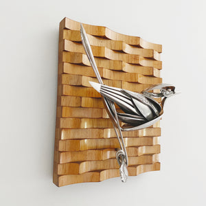 "Waverly" - Upcycled Metal Bird Sculpture