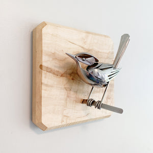 "Merrell" - Upcycled Metal Bird Sculpture